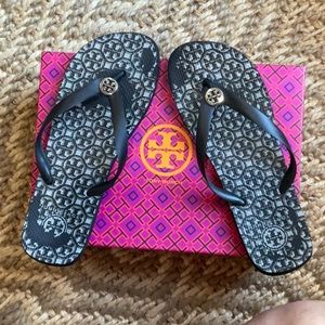 Tory Burch sandal with silver accent